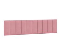 vidaXL Coussin de tête de lit Hanko Rose 200 cm Velours