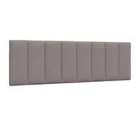 vidaXL Coussin de tête de lit Hanko Taupe 160 cm Tissu