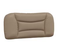 vidaXL Coussin de tête de lit Hvar Cappuccino 90 cm Similicuir