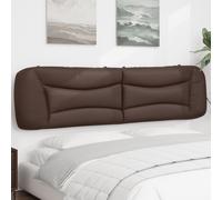 Vidaxl Coussin De Tête De Lit Marron 200 Cm Similicuir Marron