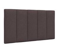 vidaXL Coussin de tête de lit marron foncé 80 cm tissu 4019138