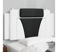 Vidaxl Coussin De Tête De Lit Noir Et Blanc 100 Cm Similicuir Multicolore