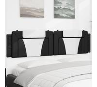 Vidaxl Coussin De Tête De Lit Noir Et Blanc 200 Cm Similicuir Multicolore