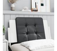 Vidaxl Coussin De Tête De Lit Noir Et Blanc 80 Cm Similicuir Multicolore
