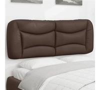 vidaXL Coussin de tête de lit Hvar Similicuir Gris 180 cm