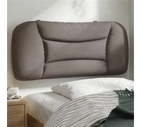 Coussin de Tête de Lit Hvar Gris Clair 90 cm Tissu vidaXL