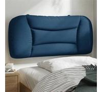 Coussin de Tête de Lit, Oreiller de Lecture avec Fermeture à Glissière, Coussin de Lecture pour Lit Chambre, Bleu 90 374543