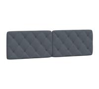 vidaXL Coussin de Tête de Lit, Oreiller de Tête de Lit avec Bandes Auto-agrippantes, Coussin Rembourré Chambre à Coucher, 374740