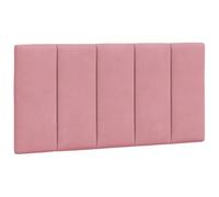 vidaXL Coussin de Tête de Lit, Oreiller de Tête de Lit avec Bandes Auto-agrippantes, Coussin Rembourré Chambre à Coucher, Rose 100 cm Velours