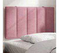 vidaXL Coussin de Tête de Lit, Oreiller de Tête de Lit avec Bandes Auto-agrippantes, Coussin Rembourré Chambre à Coucher, 374654 Rose G