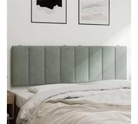 Coussin de Tête de Lit, Oreiller de Tête de Lit avec Bandes Auto-agrippantes, Coussin Rembourré Chambre à Coucher, 374675