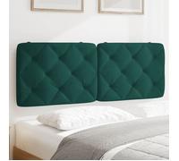vidaXL Coussin de Tête de Lit, Oreiller de Tête de Lit avec Bandes Auto-agrippantes, Coussin Rembourré Chambre à Coucher, 374730