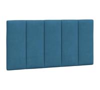 Hoofdbordkussen 100 cm fluweel blauw374659