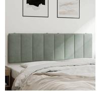 vidaXL Coussin de Tête de Lit, Oreiller de Tête de Lit avec Bandes Auto-agrippantes, Coussin Rembourré Chambre à Coucher, 374675