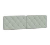 vidaXL Coussin de Tête de Lit, Oreiller de Tête de Lit avec Bandes Auto-agrippantes, Coussin Rembourré Chambre à Coucher, 374739