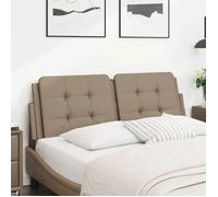 Coussin de tête de lit Zadar Gris 200 cm Similicuir vidaXL