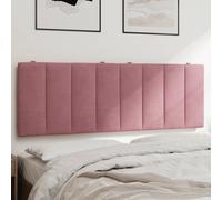 Vidaxl Coussin De Tête De Lit Rose 140 Cm Velours Rose