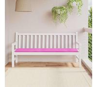 vidaXL Coussin pour banc de jardin Rose 180 x 50 x 4 cm Tissu Oxford