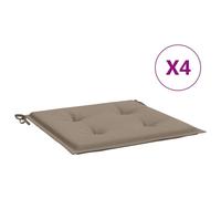 Coussins de Chaise de Jardin Siège Extérieur Lot de 2 Bleu Tissu Oxford vidaXL