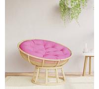vidaXL Coussin rond – Galette de chaise antidérapante rembourrée Tissu Oxford Rose Ø100 x11 cm