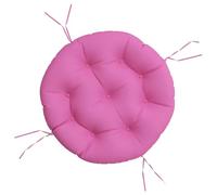 vidaXL Coussin Rond Rose Ø 60 x11 cm Tissu Oxford