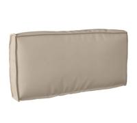 vidaXL Coussin Taupe 80 x 40 x 12 cm Tissu Oxford, Salon, Coussin Moderne, Rectangulaire, Matériaux Imperméables, Facile à Entretenir, Intérieur Extérieur, Chic