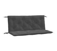 vidaXL Coussins de banc de jardin 2 pcs. Melange Anthracite 120x50x7 cm Tissu