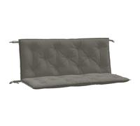 vidaXL Coussins de banc de jardin 2 pcs. Melange Gris foncé 120x50x7 cm Tissu