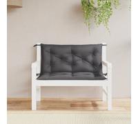 Lot de 2 Coussins de Banc de Jardin, Revêtement de Banc avec Jeux de Cordes, Coussin d'Extérieur Imperméable, 361659