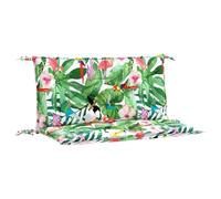 vidaXL Coussins de Banc de Jardin Lot de 2 Multicolore 100x50x7 cm, Coussin, Coussin de Banc, Coussin de Jardin, Coussin d'extérieur, Coussin de siège