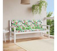 Vidaxl Coussins De Banc De Jardin Lot De 2 Multicolore 150x50x7 Cm