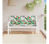 vidaXL Coussins de banc de jardin Lot de 2 150x50x7 cm Multicolore