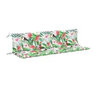 vidaXL Coussins de Banc de Jardin Lot de 2 Multicolore 200x50x7 cm, Coussin, Coussin de Banc, Coussin de Jardin, Coussin d'extérieur, Coussin de siège