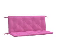 vidaXL Coussins de Banc de Jardin Lot de 2 Rose 120x50x7 cm Tissu, Coussin, Coussin de Banc, Coussin de Jardin, Coussin d'extérieur, Coussin de siège