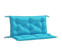 vidaXL Coussins de Banc de Jardin Lot de 2 Turquoise 100x50x7 cm Tissu, Coussin, Coussin de Banc, Coussin de Jardin, Coussin d'extérieur