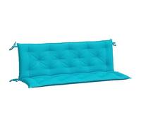 vidaXL Coussins de Banc de Jardin Lot de 2 Turquoise 150x50x7 cm Tissu, Coussin, Coussin de Banc, Coussin de Jardin, Coussin d'extérieur