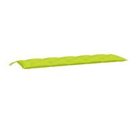 vidaXL Coussins de Banc de Jardin Lot de 2 Vert Vif Tissu Oxford