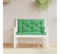Vidaxl Coussins De Banc Jardin Lot De 2 Vert 100x50x7 Cm Tissu Oxford