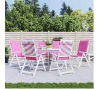 vidaXL Lot de 6 Coussins de Chaise à Dossier Haut, Galettes de Siège Anti-glissement, Décoration Jardin Terrasse Patio, Rose Tissu https://www.fnac.com/mp48924041/vidaXL-Coussins-de-chaise-a-dossier-haut-6-pcs-rose-tissu/w-4?oref=73db0a3d-8f40-afd0-80f1-280aec46845e