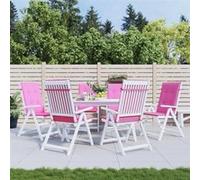 vidaXL Lot de 6 Coussins de Chaise à Dossier Haut, Galettes de Siège Anti-glissement, Décoration Jardin Terrasse Patio, Rose Tissu https://www.fnac.com/mp48924041/vidaXL-Coussins-de-chaise-a-dossier-haut-6-pcs-rose-tissu/w-4?oref=73db0a3d-8f40-afd0-80f1-280aec46845e