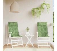 Coussins de chaise à dossier haut lot de 2 modèle de feuille, coussin, coussin de chaise, coussin de siège 361931