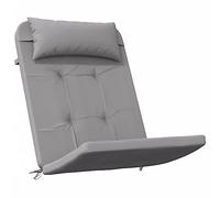 vidaXL Coussins pour chaise Adirondack 361831 – Lot de 2 Gris en tissu Oxford