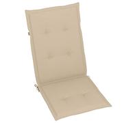Coussins de chaise de jardin 4 pcs Beige 120 x 50 x 3 cm vidaXL vidaXL
