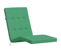 vidaXL Lot de 2 coussins de chaise longue 361989 Tissu Oxford Vert