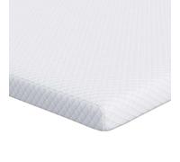 vidaXL Coussins de Matelas Blanc 120 x 200 cm, Surmatelas Confortable, Moderne, Couche Durable, améliore Votre Sommeil, s'adapte Parfaitement au lit.
