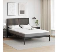 Sur-matelas Vidaxl Surmatelas en Coco Blanc 140 x 200 x 5 cm Tissu Jacquard