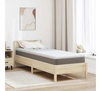vidaXL Coussins de matelas 70 x 200 cm Polyester Blanc Sans colle