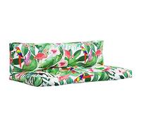 vidaXL Coussins de Palette 2 pcs Multicolore Tissu Oxford, Coussin, Coussin de canapé, Oreiller de Dos, Coussin extérieur, Coussin de siège