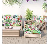 vidaXL Coussins de palette 3 pcs multicolore tissu Oxford