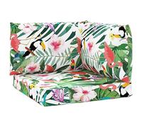 vidaXL Coussins de Palette 3 pcs Multicolore Tissu Oxford, Coussin, Coussin de canapé, Oreiller de Dos, Coussin extérieur, Coussin de siège